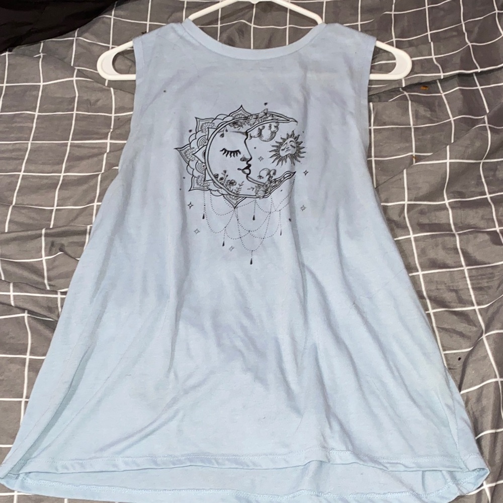 Streetwear Society Sky Blue Celestial tank top